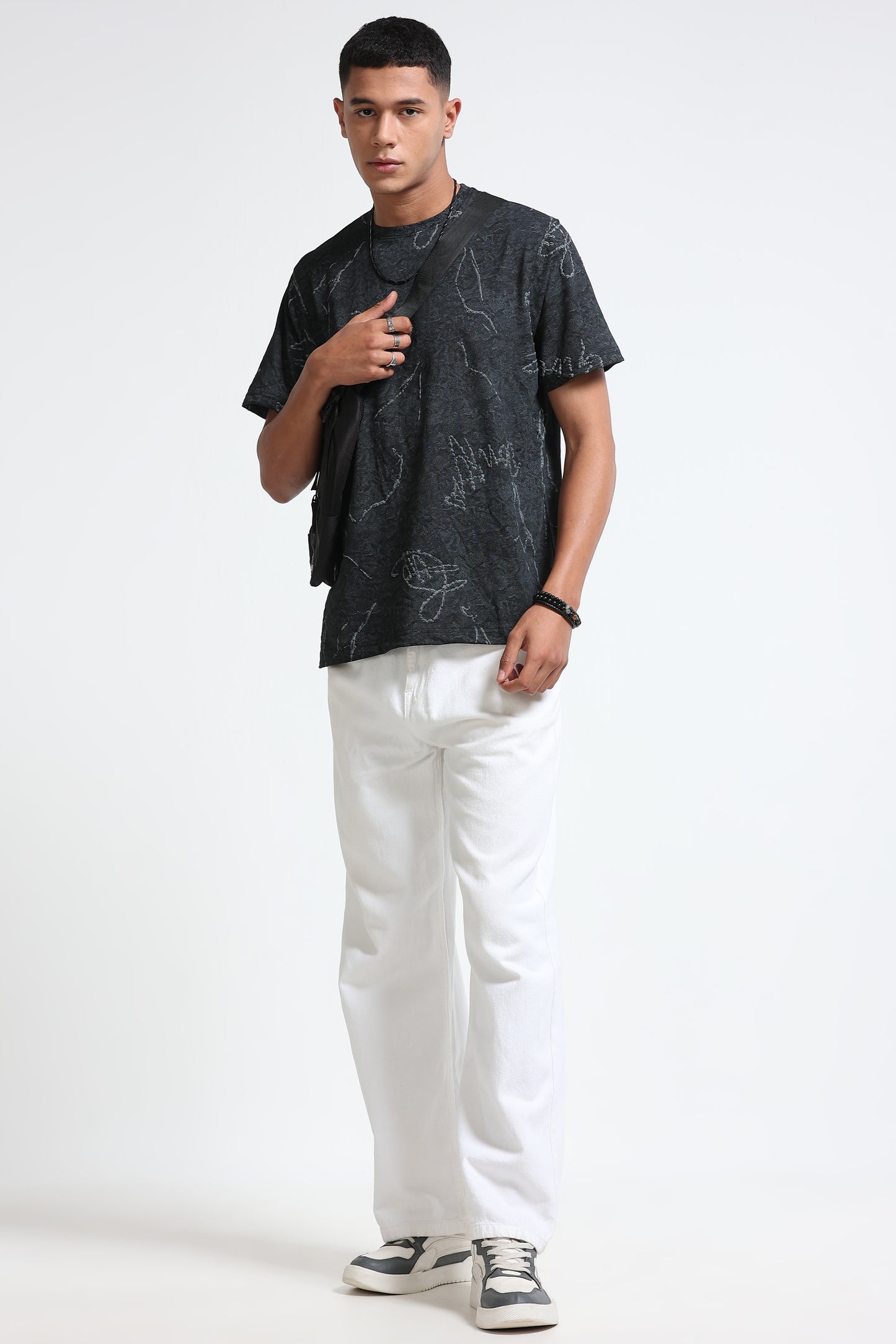 Relaxed Fit Black T-Shirt