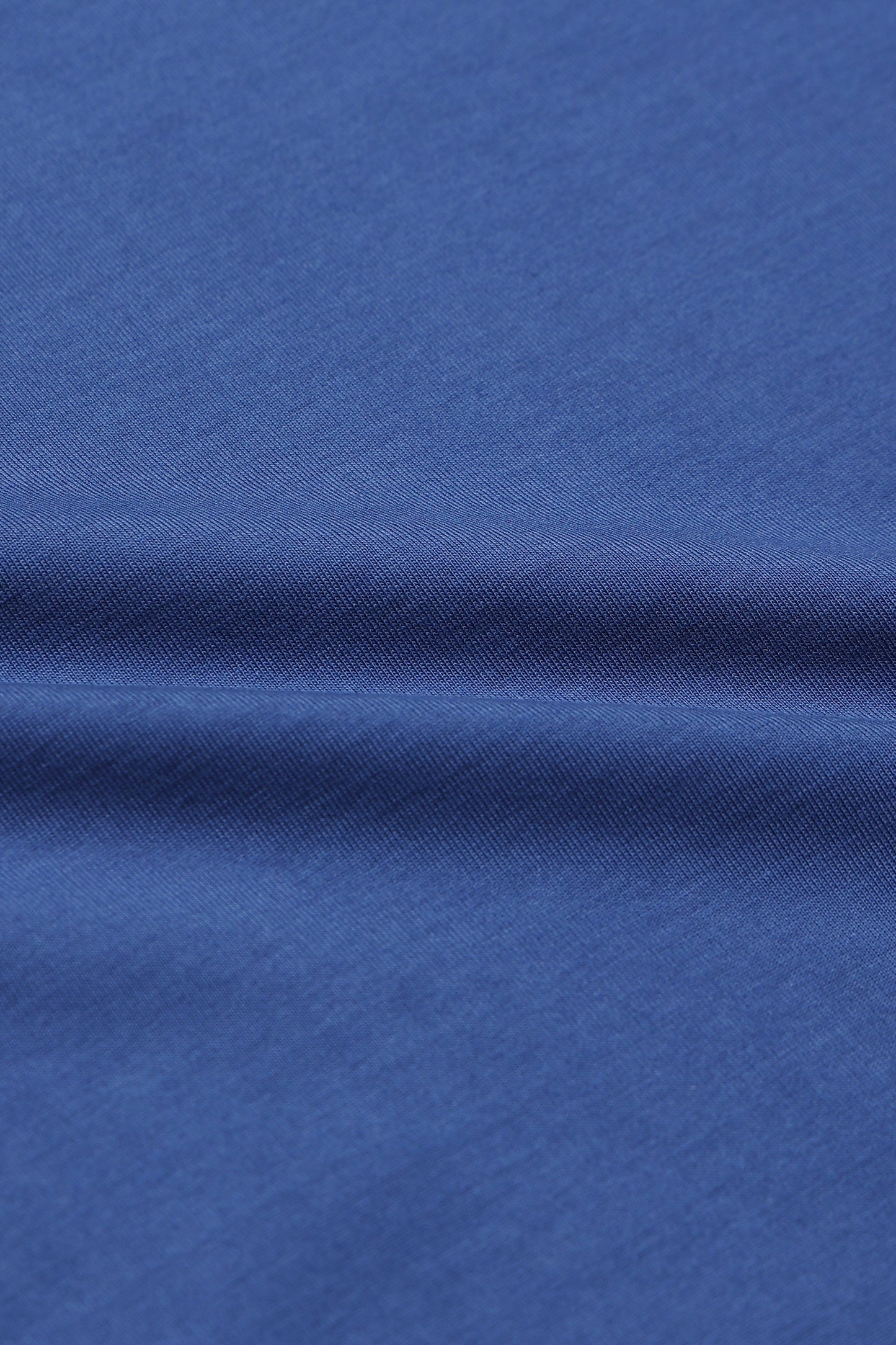 Blue Oversized Crew Neck T-Shirt