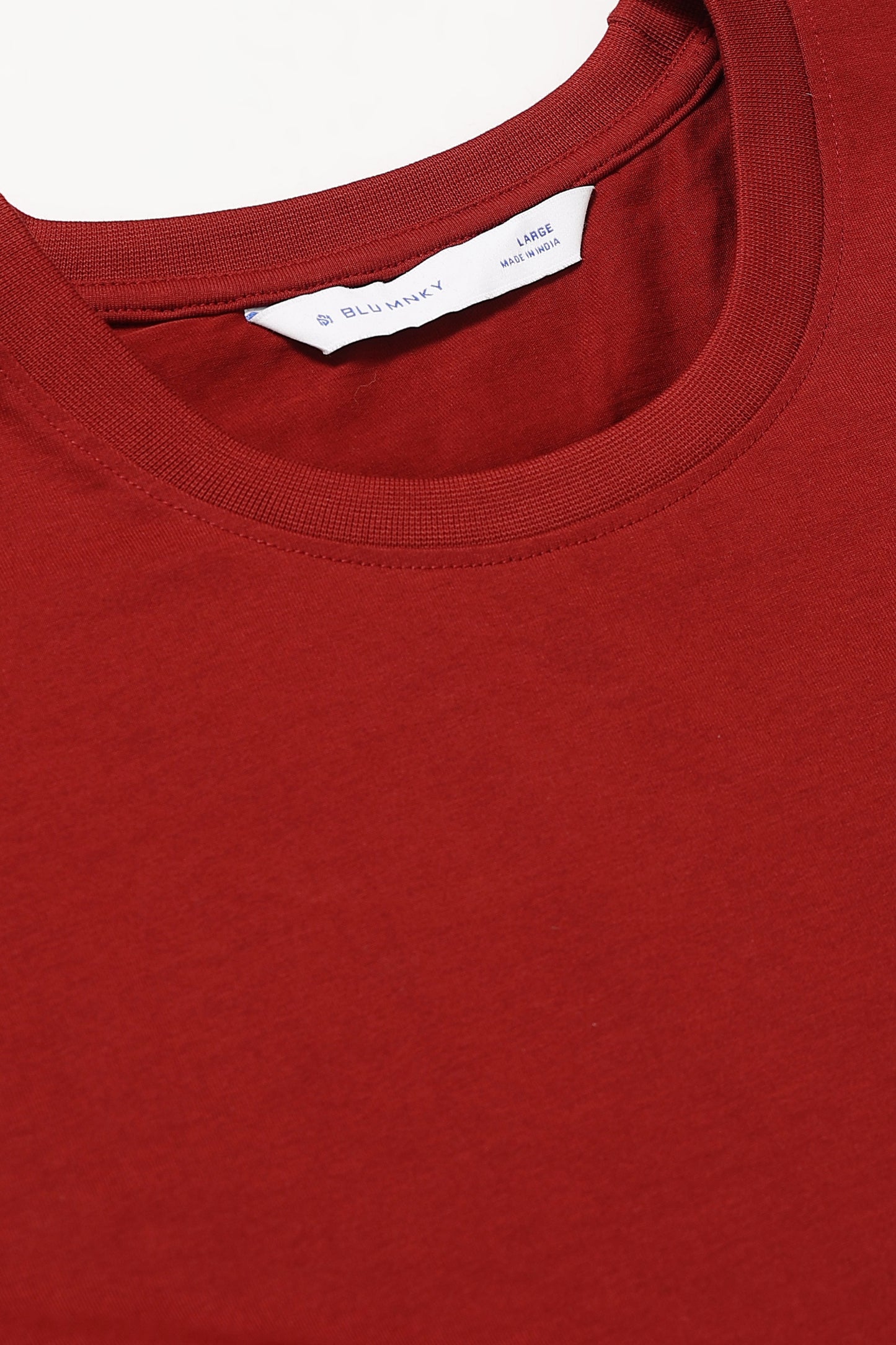 Maroon Oversized Crew Neck T-Shirt