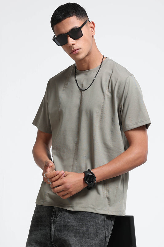 Everyday Round Neck Olive Green T-Shirt