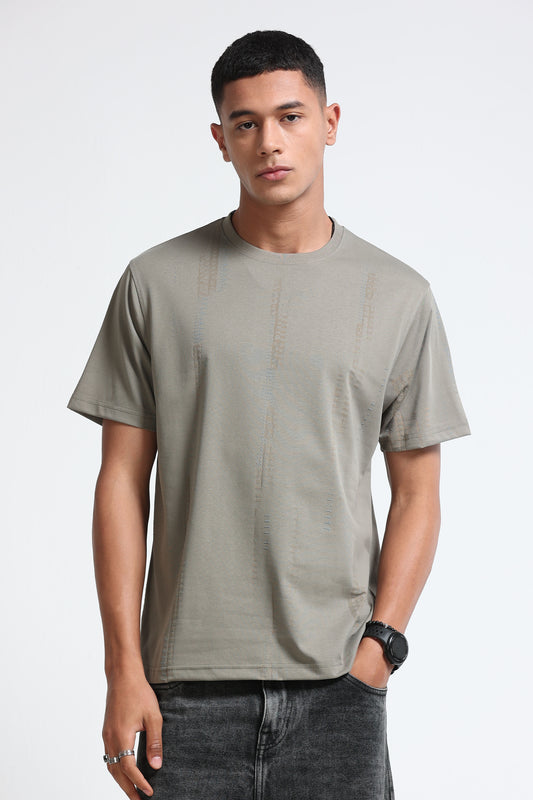 Everyday Round Neck Olive Green T-Shirt