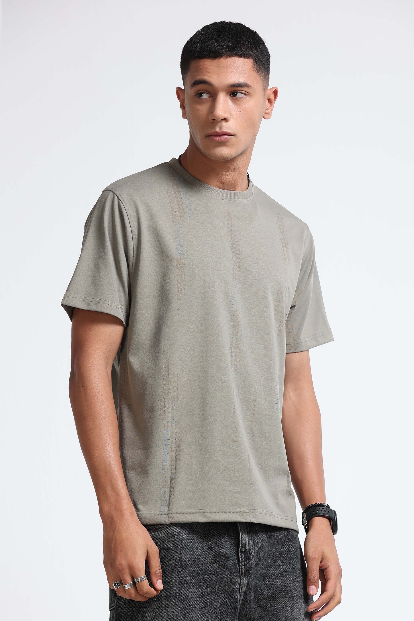 Everyday Round Neck Olive Green T-Shirt
