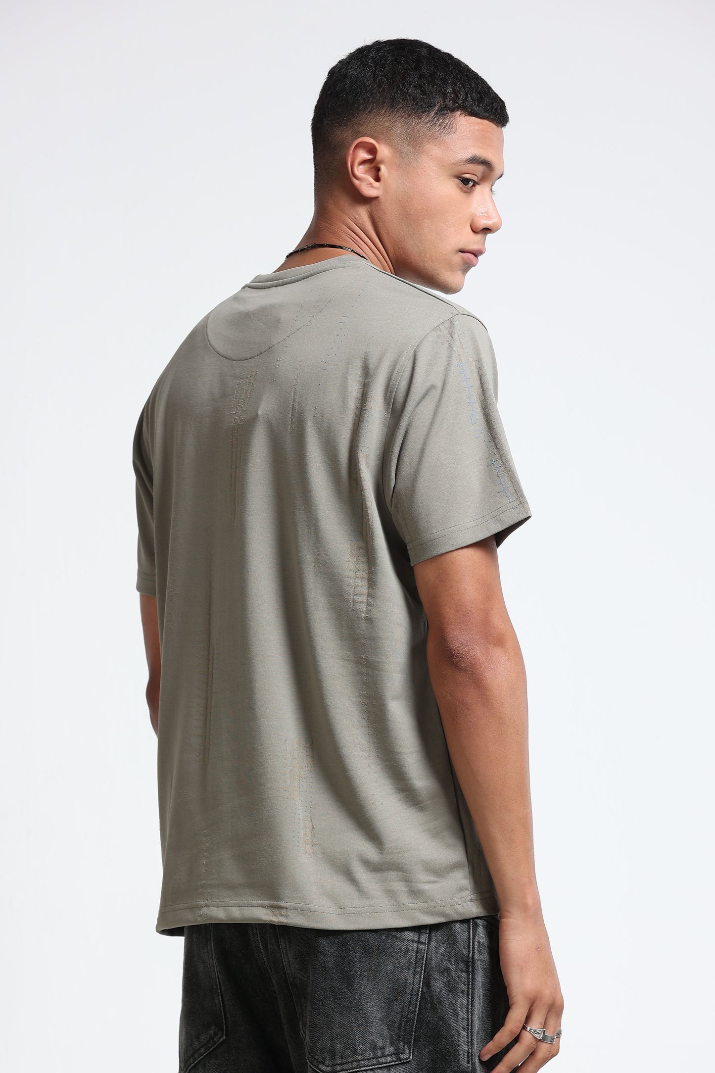 Everyday Round Neck Olive Green T-Shirt