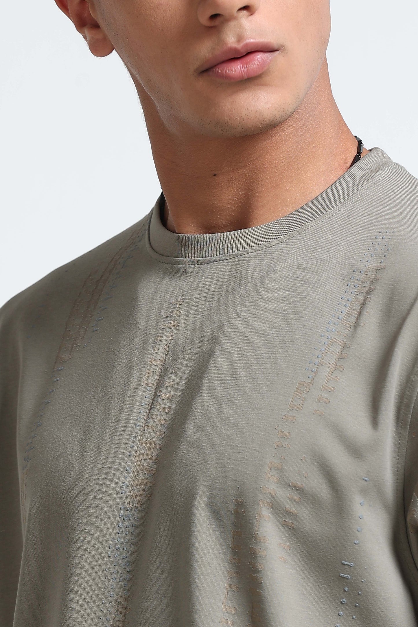 Everyday Round Neck Olive Green T-Shirt