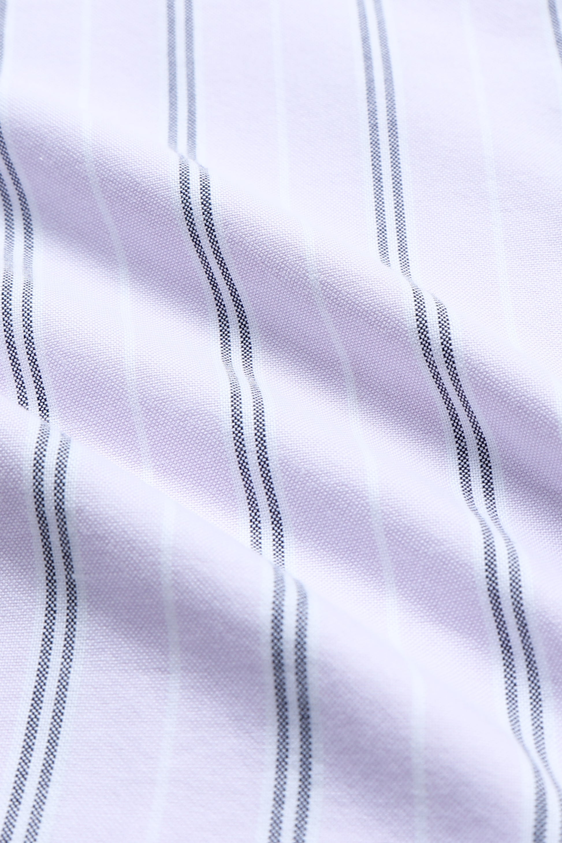 Classic Striped Oxford Cotton Shirt Pink White