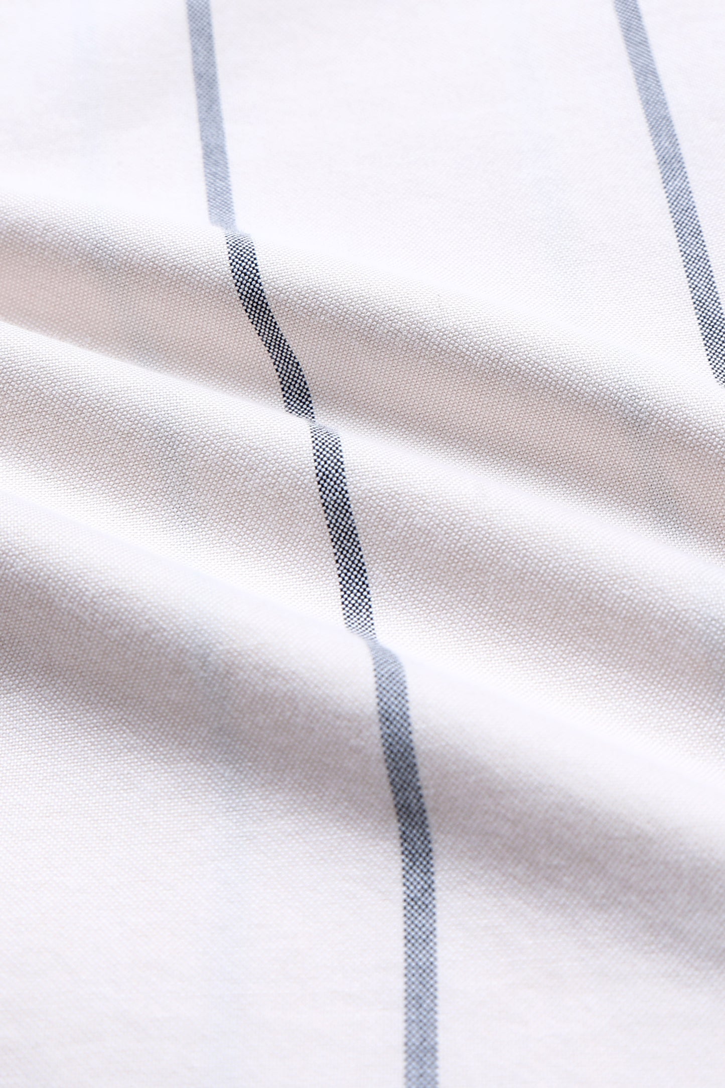 Classic Striped Oxford Cotton Shirt Lt Cream