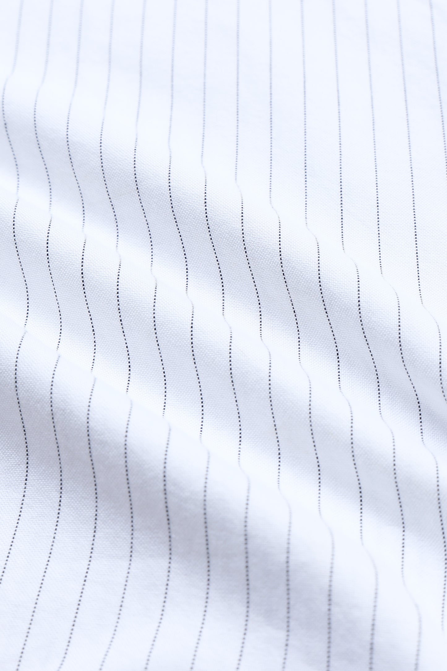 Slim Striped Cotton Oxford Shirt Off White