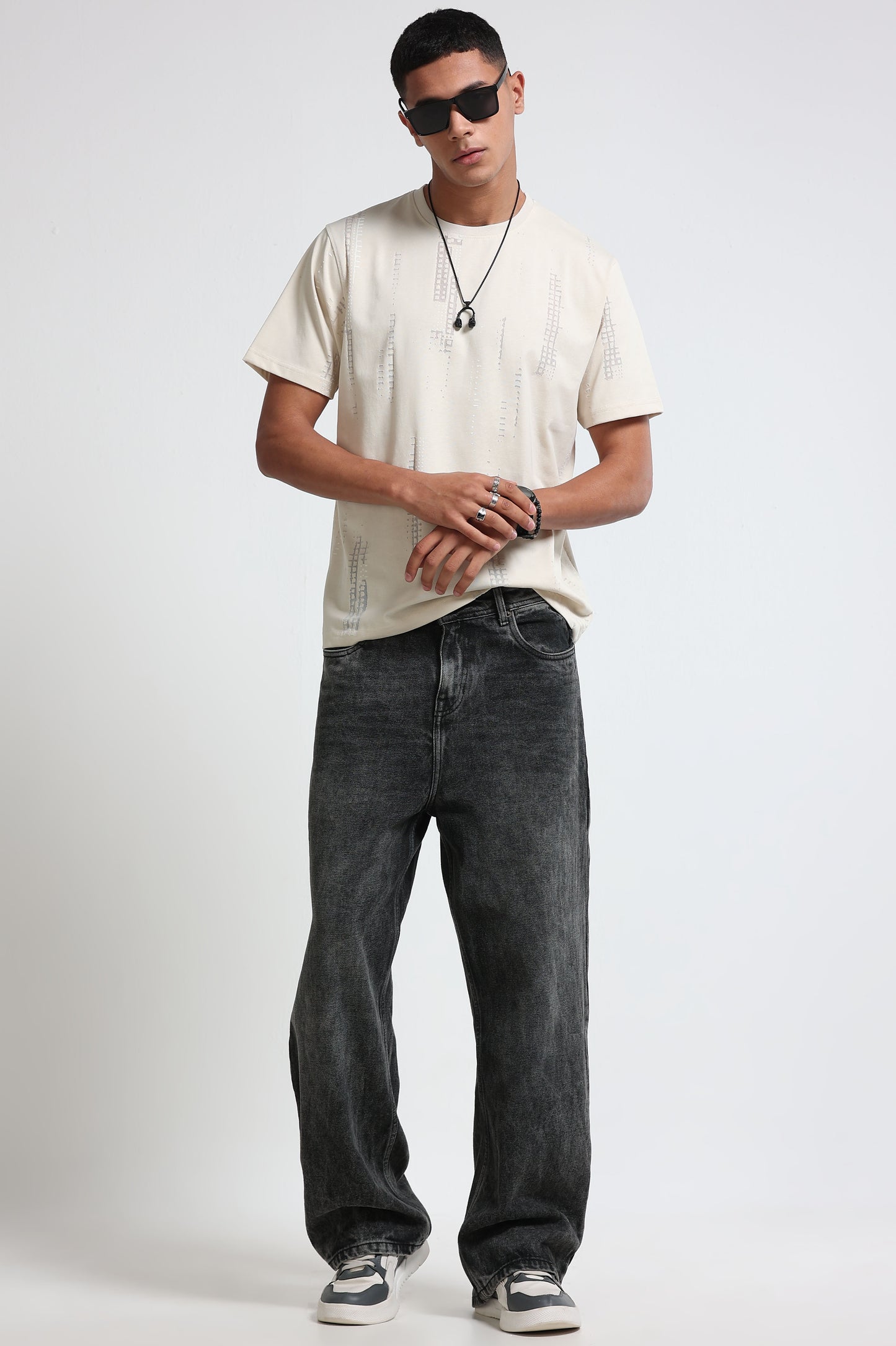 Everyday Round Neck Cream T-Shirt