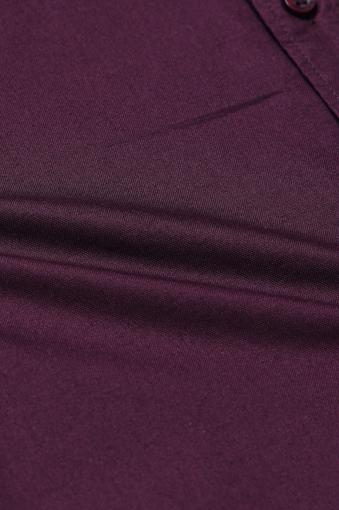 Cotton Oxford Solid Shirt Burgundy