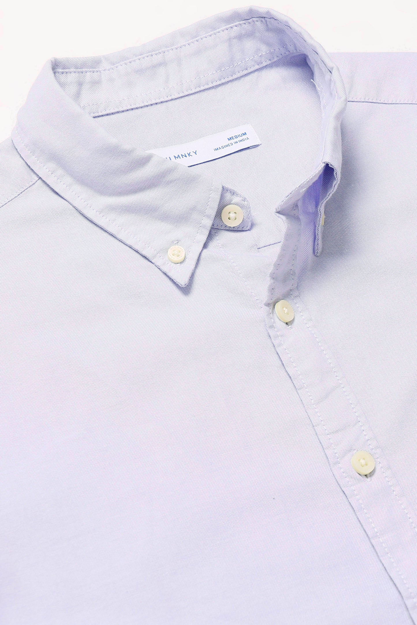 Cotton Oxford Slim Fit Shirt Lavender
