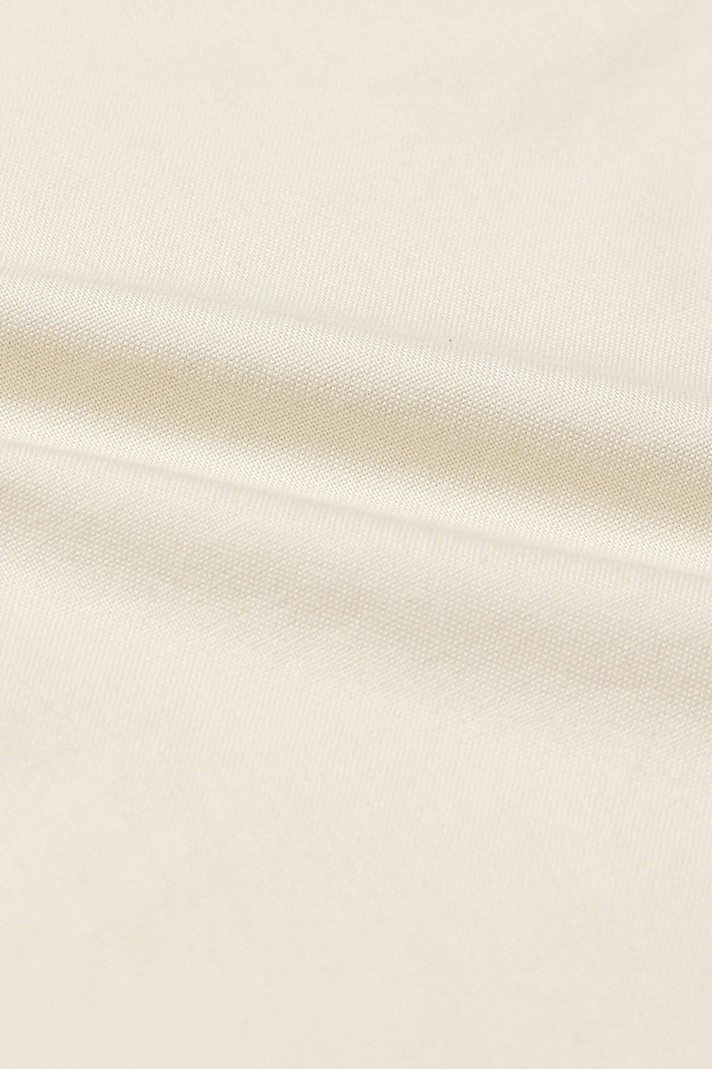 Cotton Oxford Solid Shirt Cream
