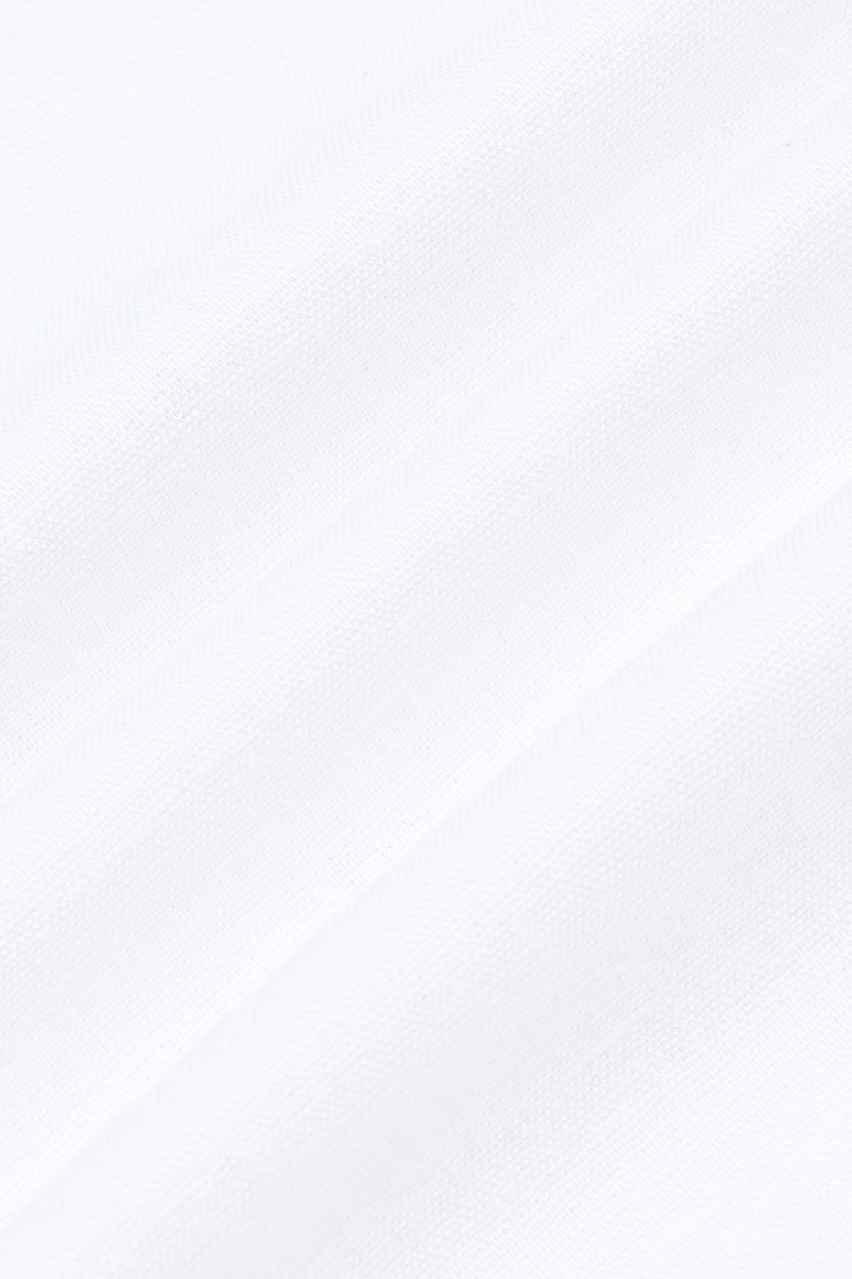White Linen Short Kurta - Slim Fit