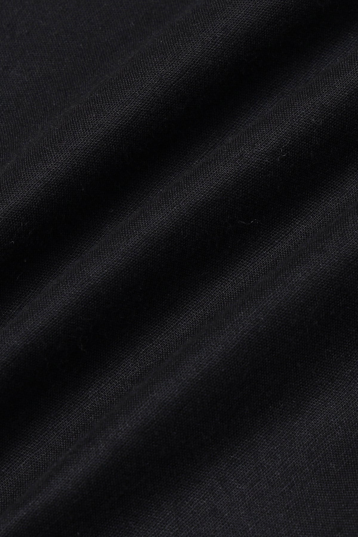 Black Linen Short Kurta - Slim Fit