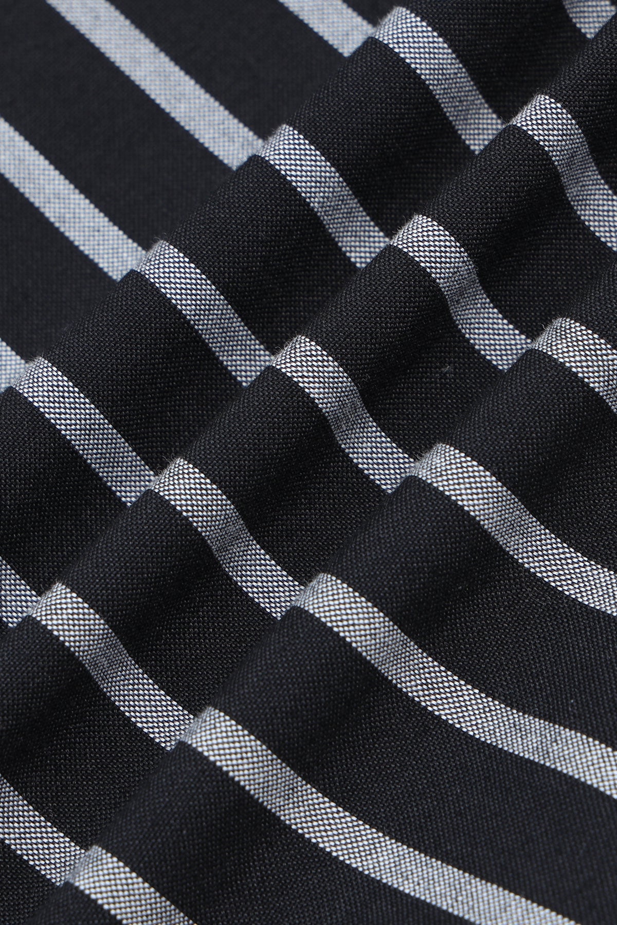 Black Striped Shirt - Slim Fit