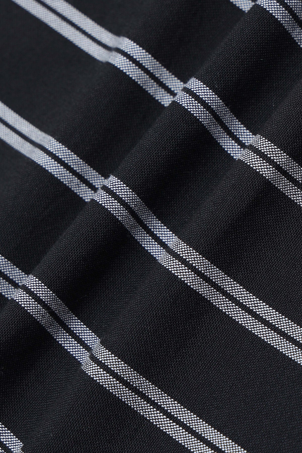 Black Pinstripe Shirt - Slim Fit