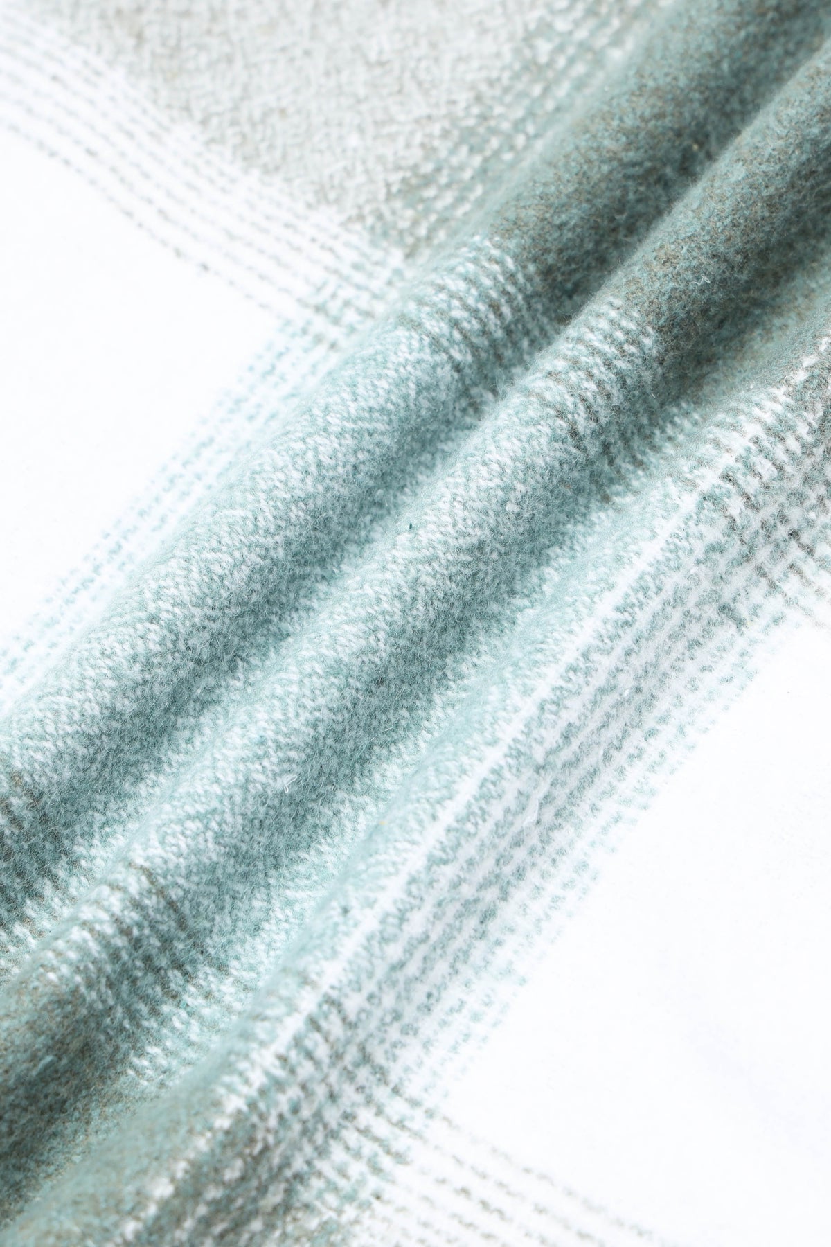 Brushing Checks Flannel Shirt Olive