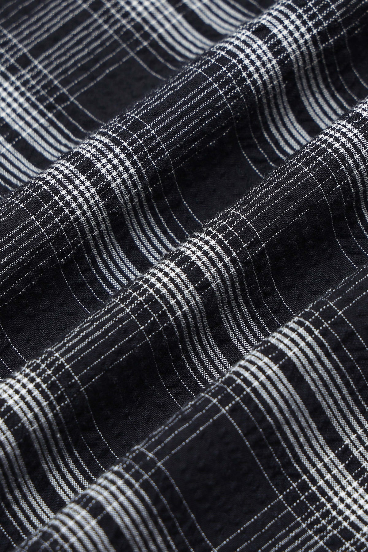 Black Checked Shirt - Slim Fit