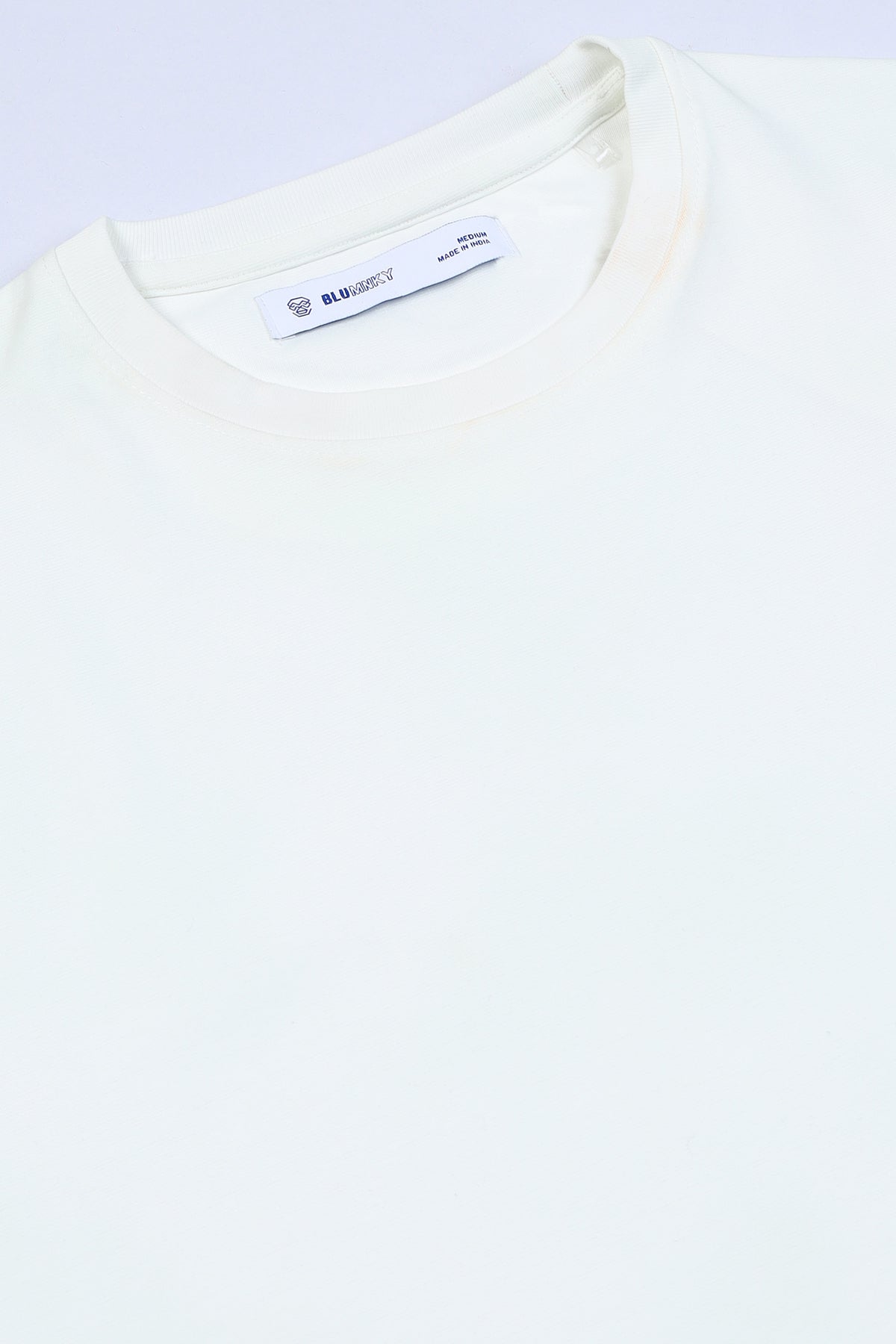 Men's Colour Changing Regular Fit T-Shirt Off White