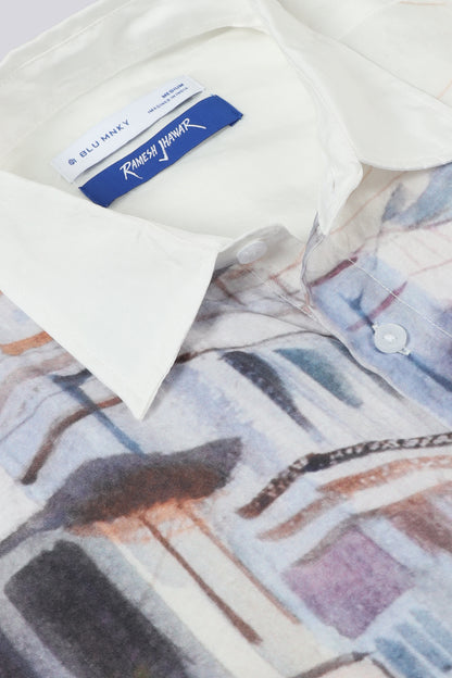 "Brand Ambassador" Oversized Print Shirt