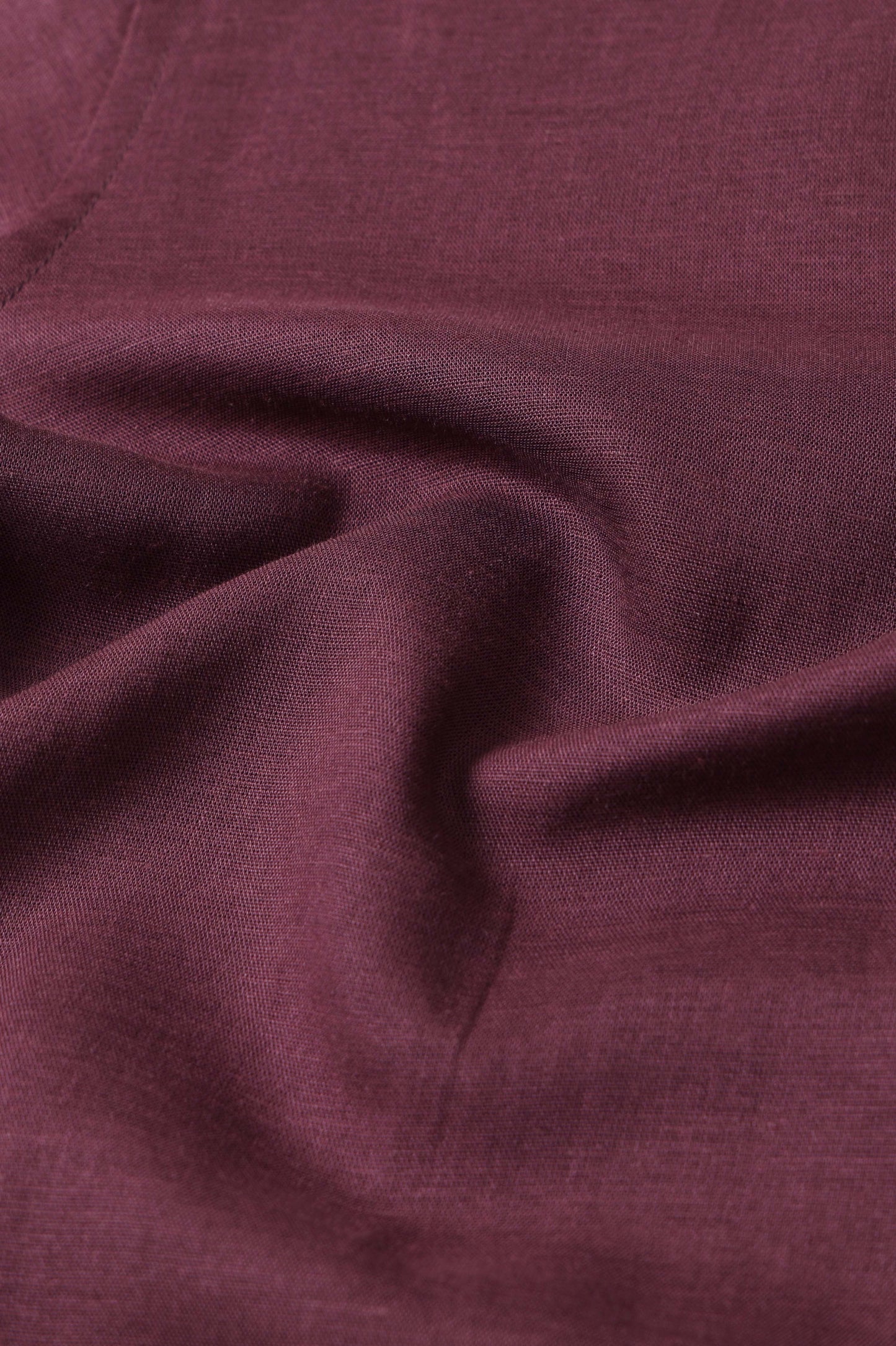 Viscose Linen Slim Fit Shirt Purple