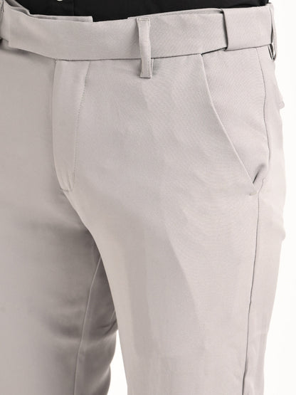 Flexy Waist Relaxed Fit Everyday Trousers Grey