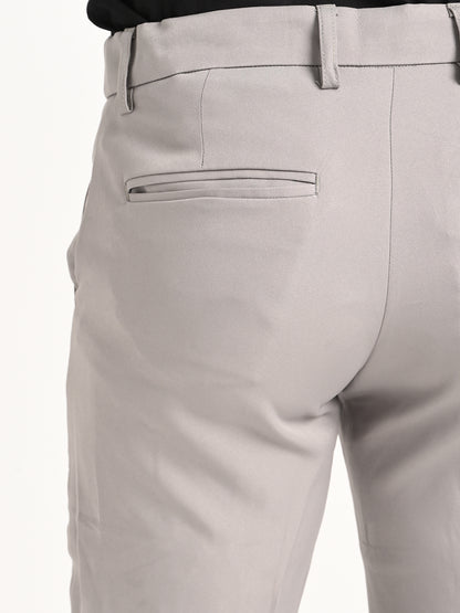 Flexy Waist Relaxed Fit Everyday Trousers Grey