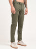 Stretch Trousers with Utility Pockets Green