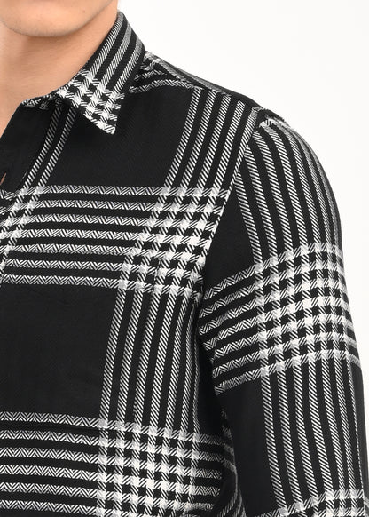 Classic Bold Check Shirt Black