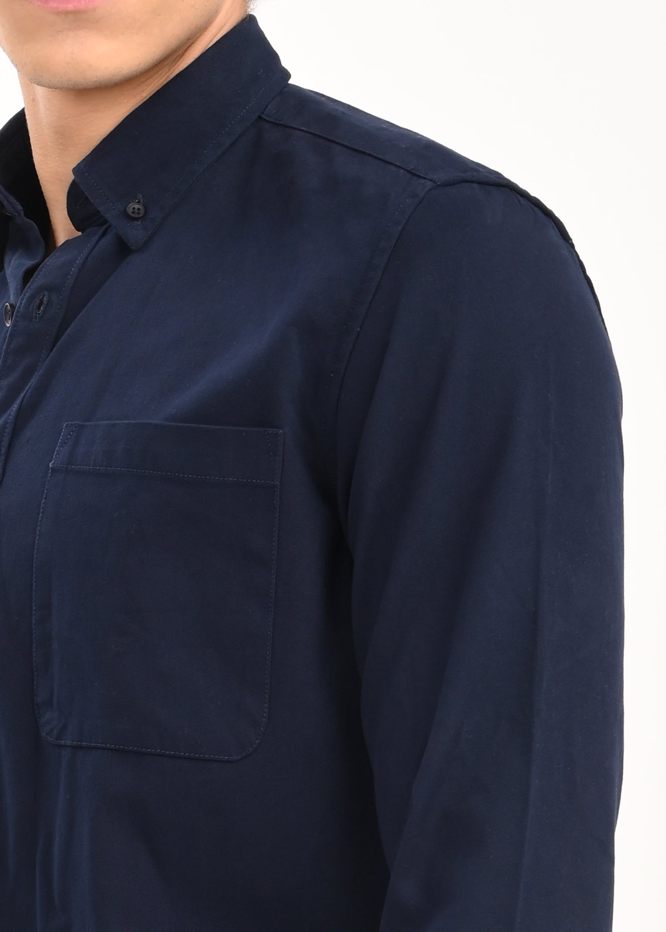 Everyday Essential Solid Shirt Navy