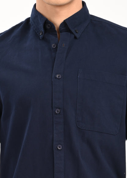 Everyday Essential Solid Shirt Navy