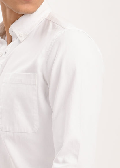 Everyday Essential Solid Shirt White