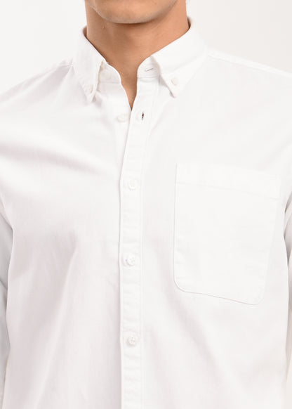 Everyday Essential Solid Shirt White