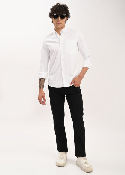 Everyday Essential Solid Shirt White