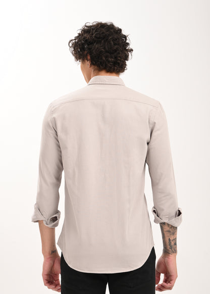 Everyday Essential Solid Shirt Lt Grey