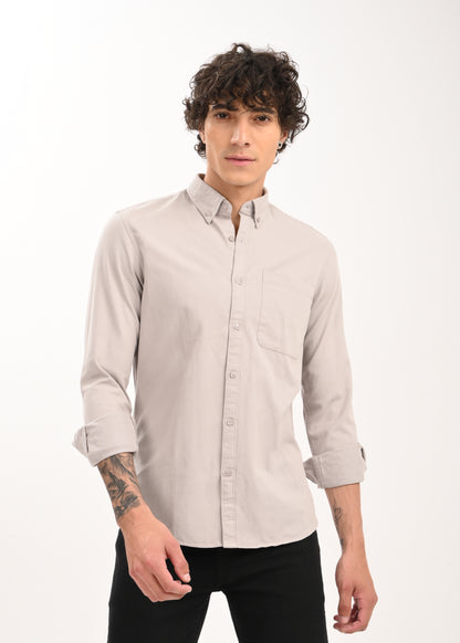 Everyday Essential Solid Shirt Lt Grey