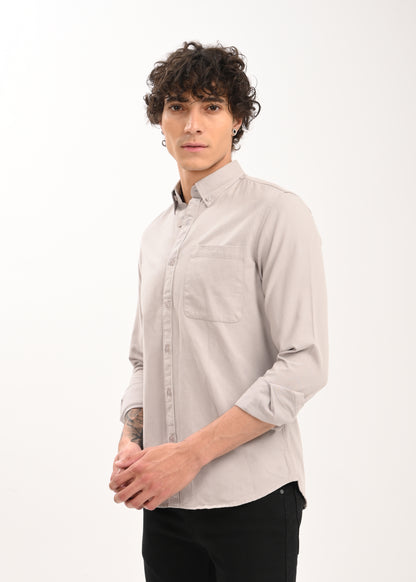 Everyday Essential Solid Shirt Lt Grey