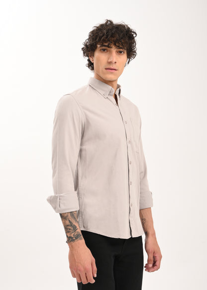 Everyday Essential Solid Shirt Lt Grey