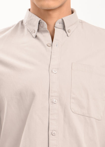 Everyday Essential Solid Shirt Lt Grey