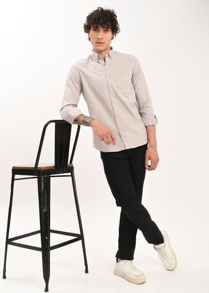 Everyday Essential Solid Shirt Lt Grey