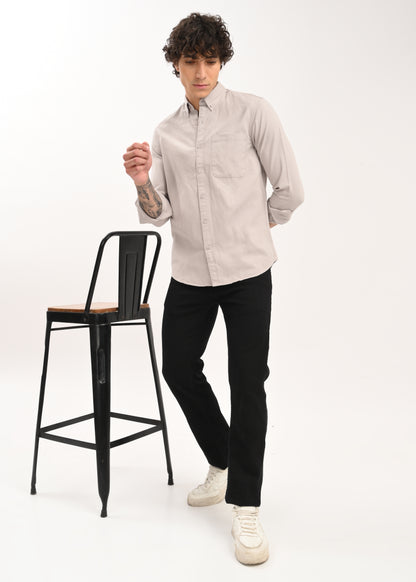Everyday Essential Solid Shirt Lt Grey
