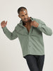 Casual Fit Cotton Shirt with Double Pockets Lt Green