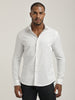 Nylon Self-Design Shirt White