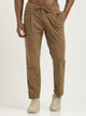 Comfort Fit Corduroy Trousers with Multhi Pockets Khaki