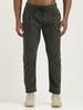 Corduroy Trousers with Multi Pockets Green