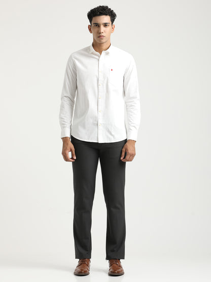 White Cotton Shirt for Men