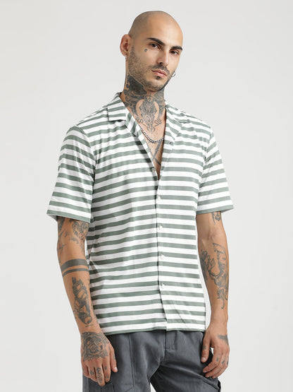 Relaxed Knit Shirt Green