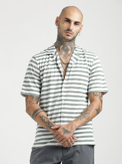 Relaxed Knit Shirt Green