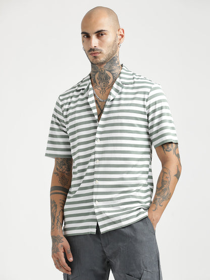 Relaxed Knit Shirt Green