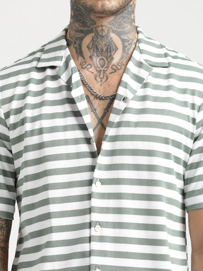 Relaxed Knit Shirt Green