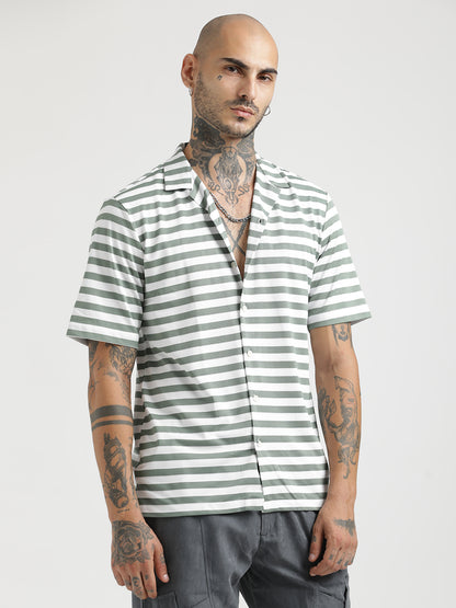 Relaxed Knit Shirt Green